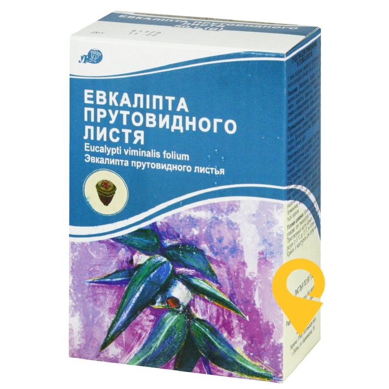 Евкаліпту листя листя 50.г Лубнифарм (Україна)