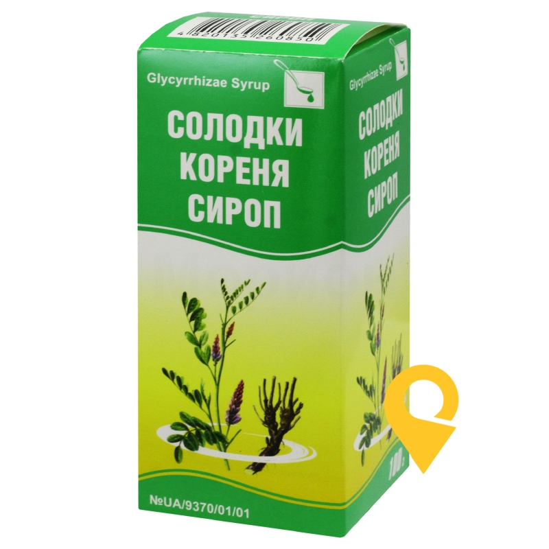Солодки кореня сироп сироп 250 мг/5 мл 100.г Тернофарм (Україна)