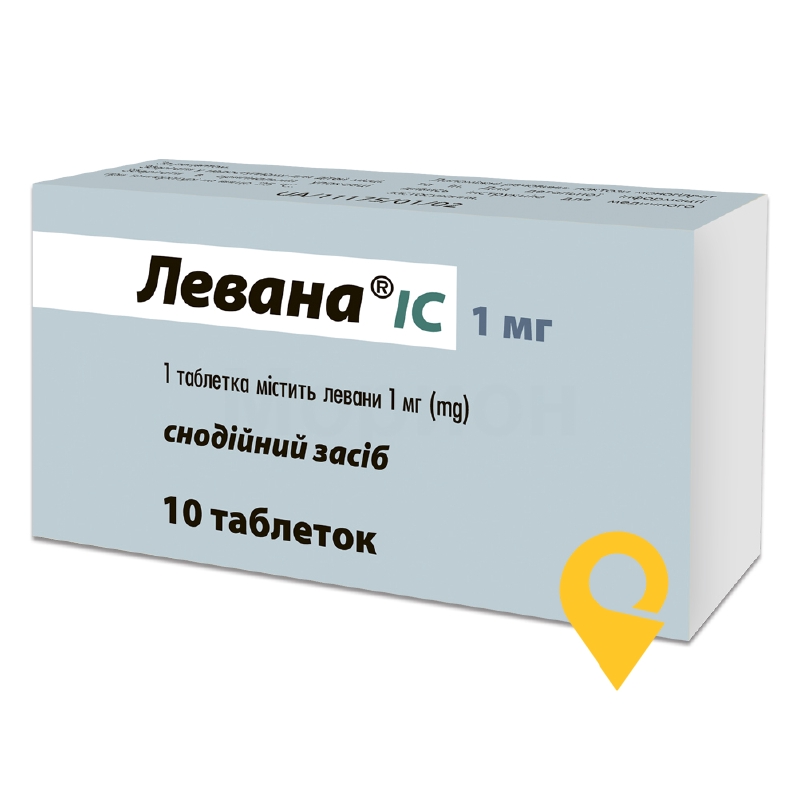 Левана табл. 1 мг №10 ІнтерХім (Україна)