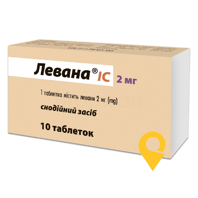 Левана табл. 2 мг №10 ІнтерХім (Україна)