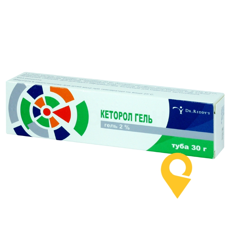 Кеторол гель 2 % 30.г Д-р. Редді'с (Індія)
