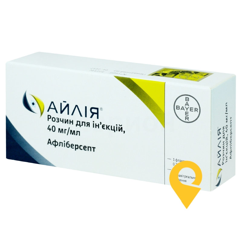 Айлія р-н д/ін. 40 мг/мл 0.278мл Байєр (Німеччина)