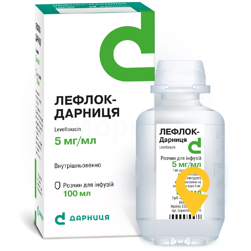 Лефлок-Дарниця, розчин для інфузій, флакон, №1