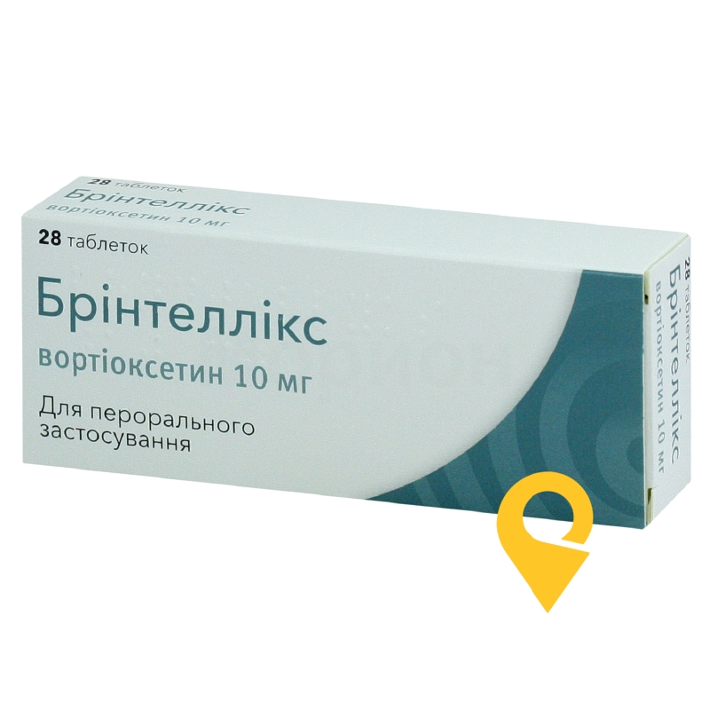 Брінтеллікс, таблетки, вкриті плівковою оболонкою, блістер, №28