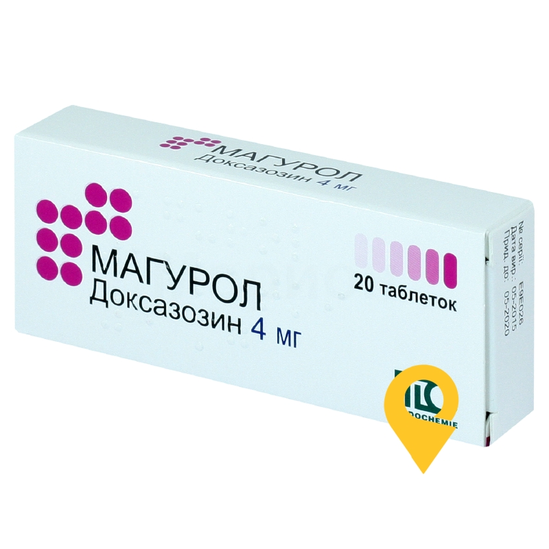 Магурол табл. 4 мг №20 Медокемі (Кіпр)