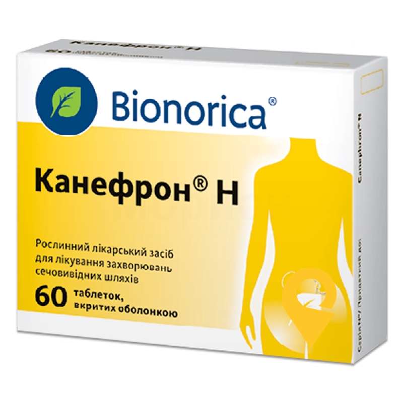 Канефрон H табл. №60 Біонорика (Німеччина)