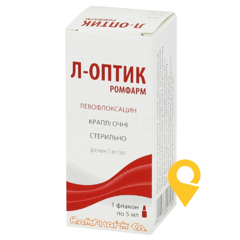 Л-Оптик Ромфарм, краплі очні, розчин, флакон, №1