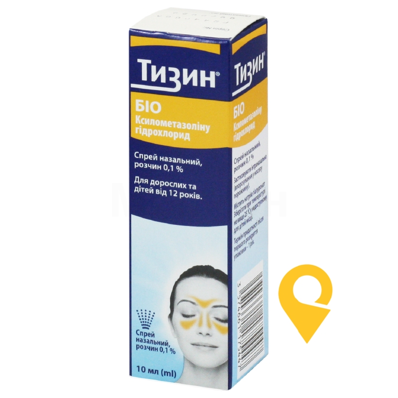 Тизин® Біо, спрей назальний, флакон, №1