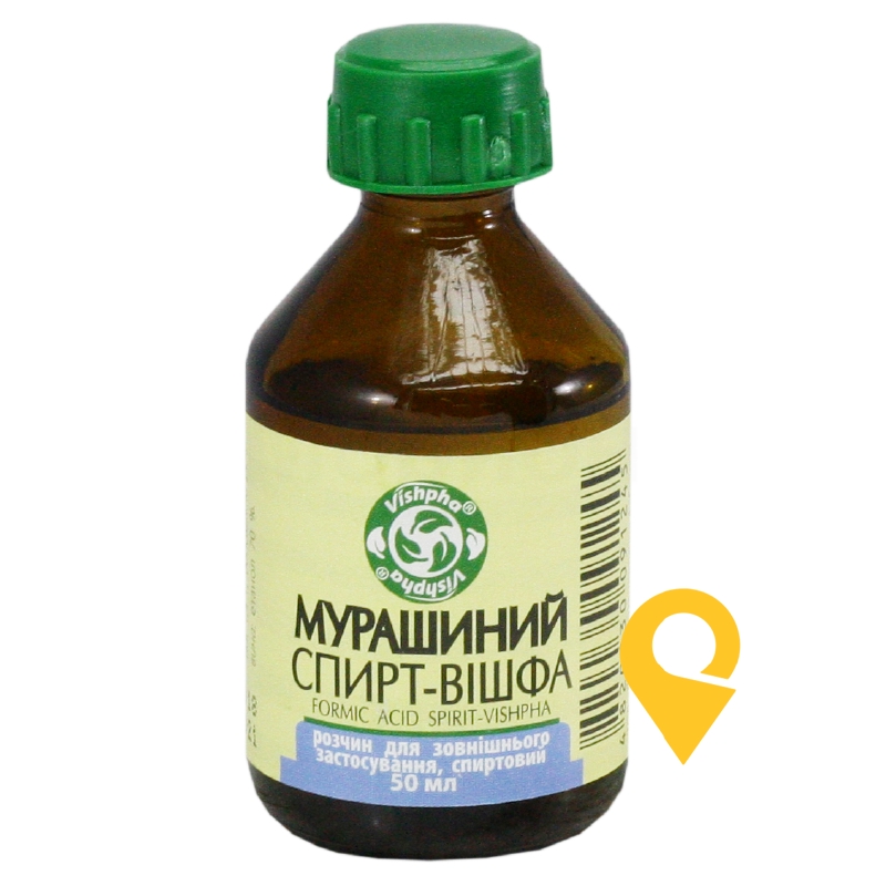 Мурашиний спирт р-н спирт 50.мл Житомирська ФФ (Україна)