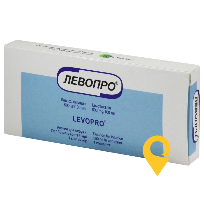 Левопро®, розчин для інфузій, контейнер, №1