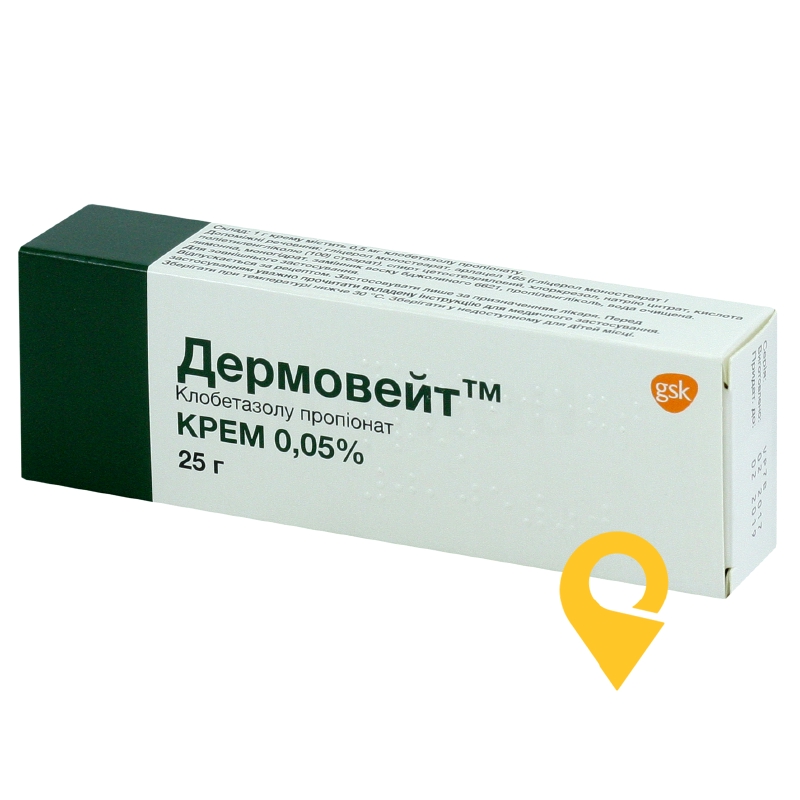 Дермовейт крем 0,05 % 25.г Delpharm Poznan S.A (Польща)