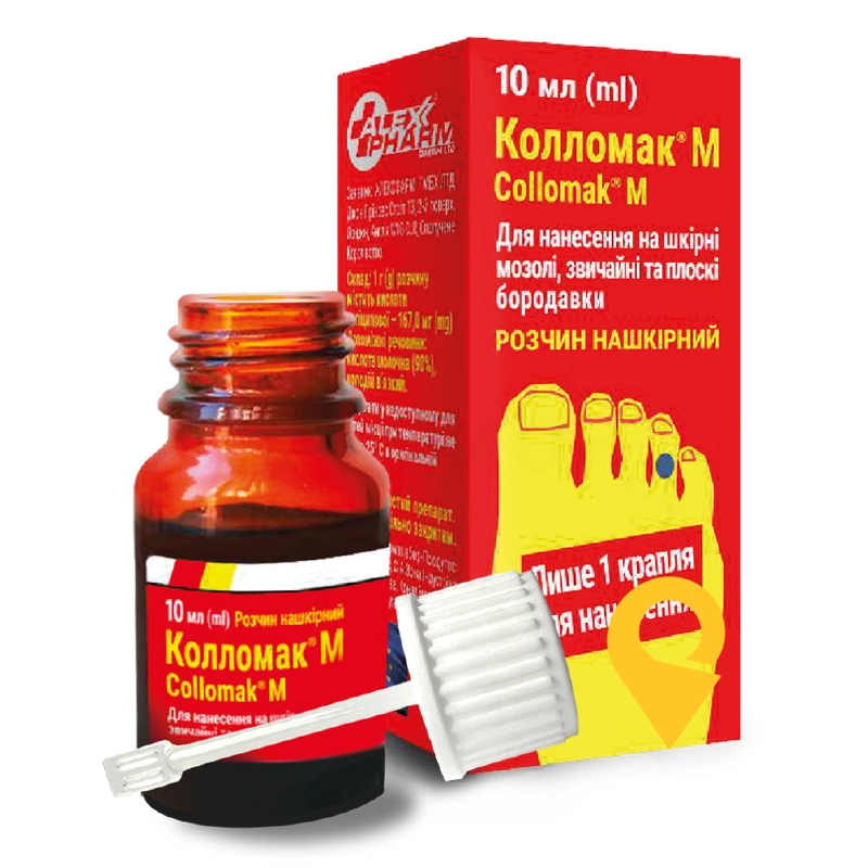 Колломак® М, розчин нашкірний, флакон, №1