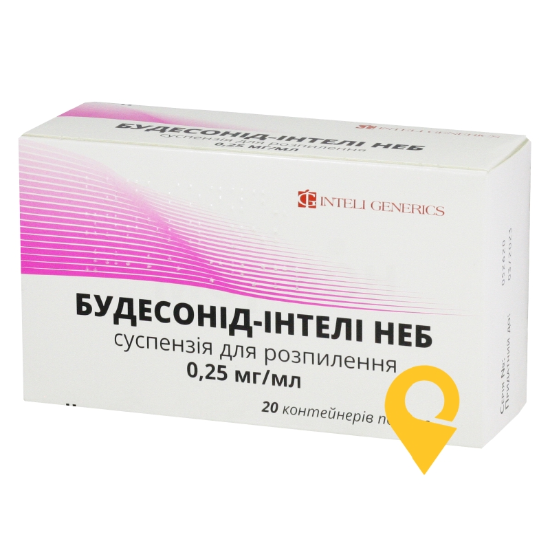Будесонід-Інтелі Неб, суспензія для розпилення, контейнер, №20