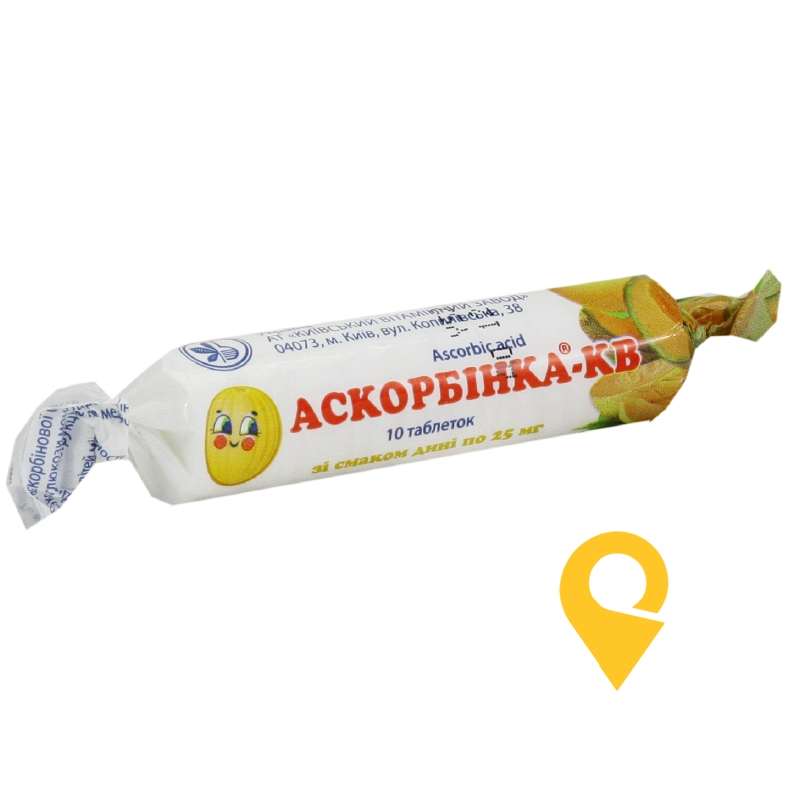 Аскорбінка®-КВ, таблетки, в етикетці, №10