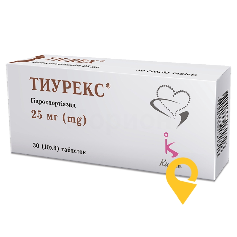 Тиурекс®, таблетки, блістер, №30