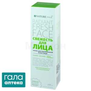Тонік Натур мед Свіжість для обличчя