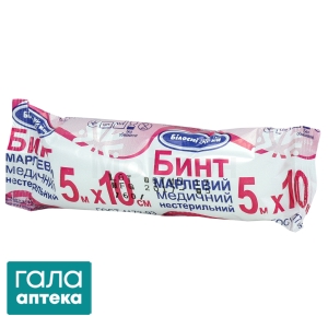 Бинт марлевий нестерильний
