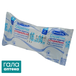 Серветка марлева стерильна