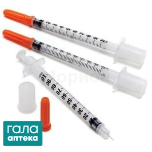 Шприц BD Micro-Fine plus 1мл U-40 (игла 0,33*12,7м