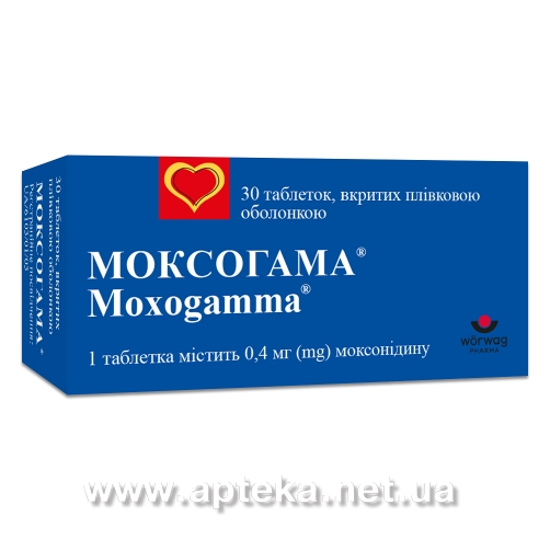 Моксогамма табл. п/о 0,4 мг №30 цена, инструкция, применение:  .