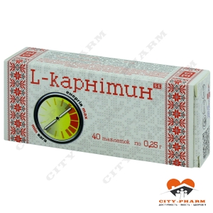 Л-карнитин табл. 250 мг