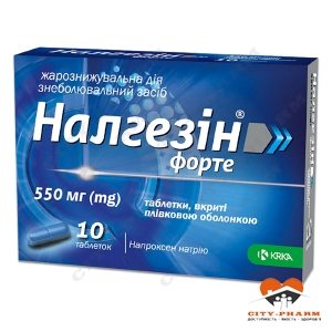 Налгезин форте табл. п/о 550 мг