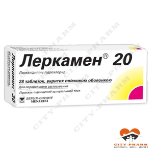 Леркамен табл. п/о 20 мг блистер