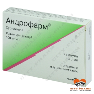Андрофарм р-р д/ин. 10% амп. 3 мл