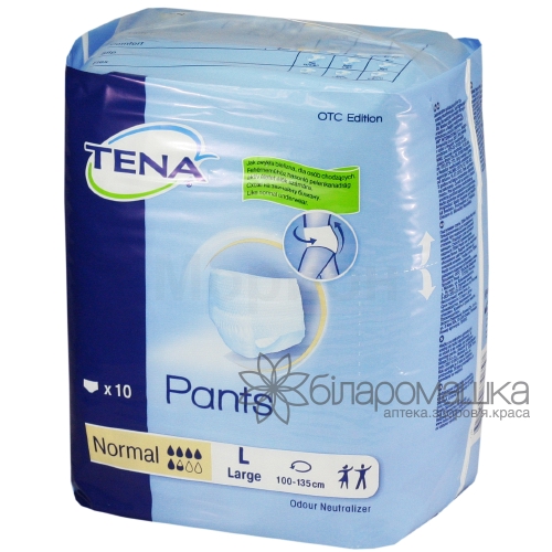 Підгузки-трусики Tena (Тена) Pants Normal Large для дорослих 10 шт