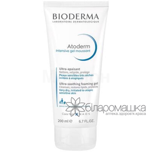 Гель Bioderma (Біодерма) Atoderm (Атодерм) Інтенсив очищуючий 200 мл