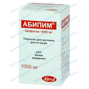 Абипим пор.д/ін.1000мг фл.№1