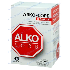 Алко-сорб 7,5 пак.-саше №12