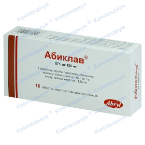 Абиклав таб.875мг/125мг №10